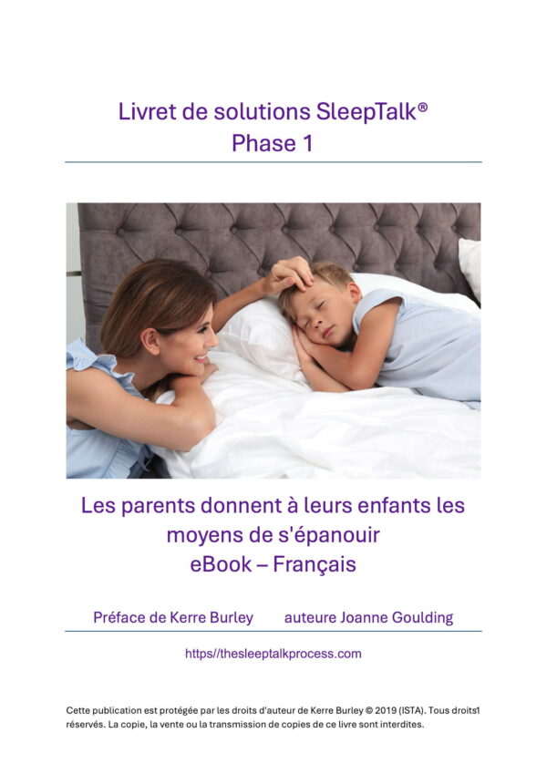 SleepTalk®  - French / Français (EBooklet)